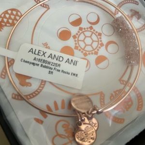 NWT Alex and Ani Champagne Bubbles
